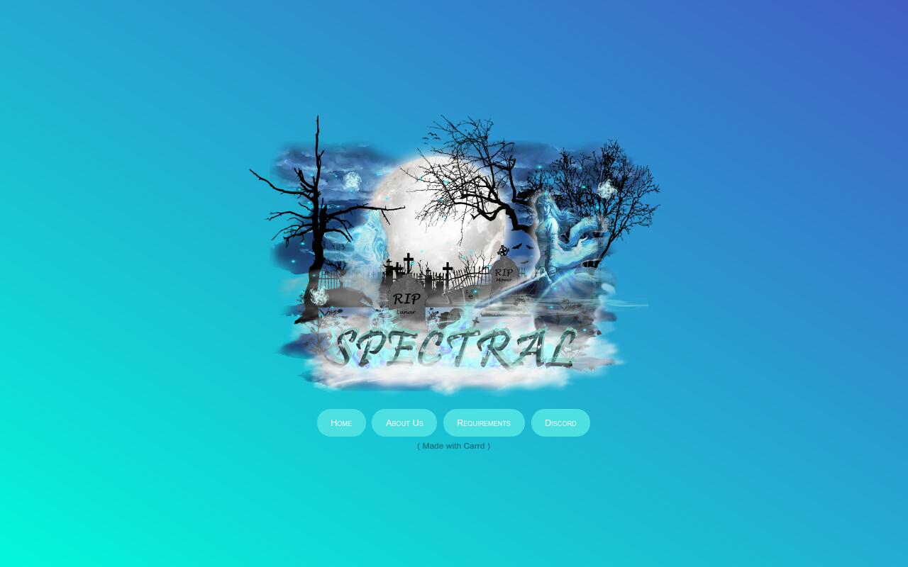 Carrd profile picture for @spectral